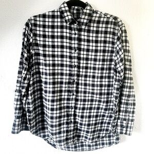 Madewell Plaid Button Down Long Sleeve